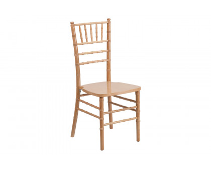 BLNK™ HERCULES Series Wood Chiavari Chair - Natural