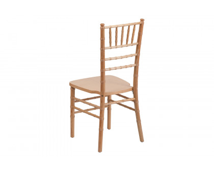 BLNK™ HERCULES Series Wood Chiavari Chair - Natural