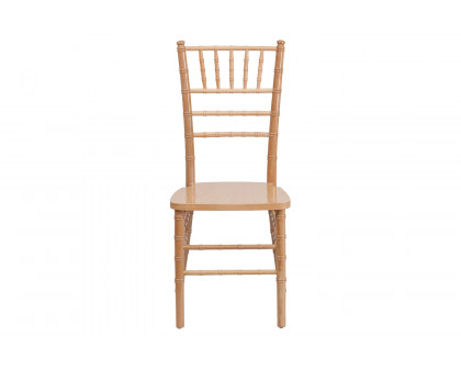 BLNK™ HERCULES Series Wood Chiavari Chair - Natural