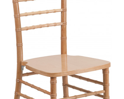 BLNK™ HERCULES Series Wood Chiavari Chair - Natural