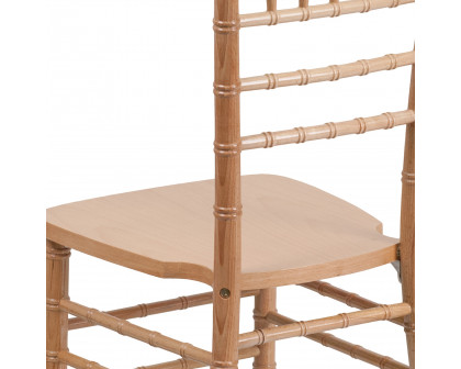 BLNK™ HERCULES Series Wood Chiavari Chair - Natural