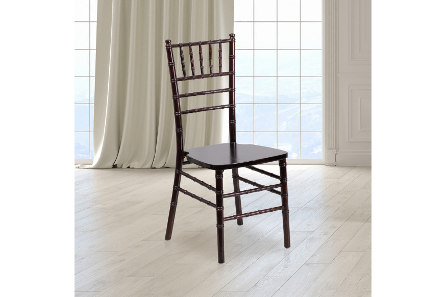 BLNK™ HERCULES Series Wood Chiavari Chair - Walnut