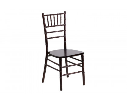 BLNK™ HERCULES Series Wood Chiavari Chair - Walnut