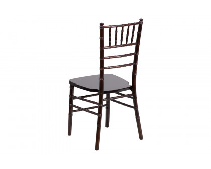 BLNK™ HERCULES Series Wood Chiavari Chair - Walnut