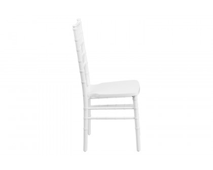 BLNK™ HERCULES Series Wood Chiavari Chair - White