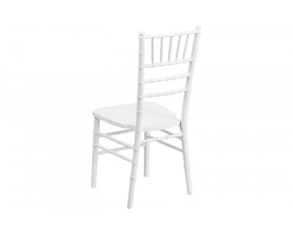 BLNK™ HERCULES Series Wood Chiavari Chair - White