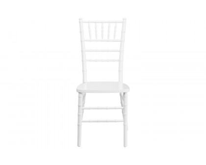 BLNK™ HERCULES Series Wood Chiavari Chair - White