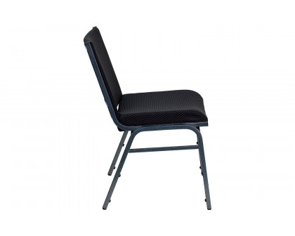 BLNK HERCULES Series Fabric Heavy Duty Stack Chair - Black Dot