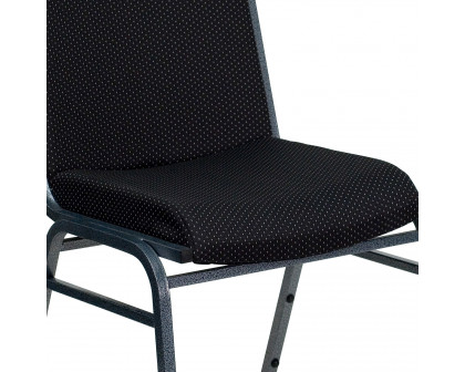 BLNK HERCULES Series Fabric Heavy Duty Stack Chair - Black Dot