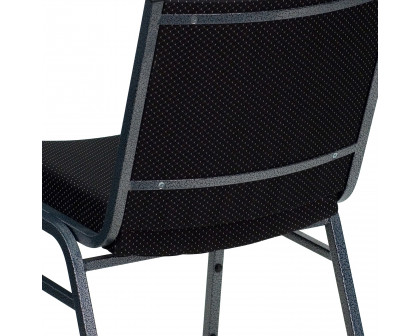 BLNK HERCULES Series Fabric Heavy Duty Stack Chair - Black Dot