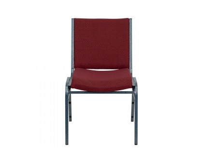 BLNK HERCULES Series Fabric Heavy Duty Stack Chair - Burgundy Patterned