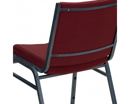 BLNK HERCULES Series Fabric Heavy Duty Stack Chair - Burgundy Patterned