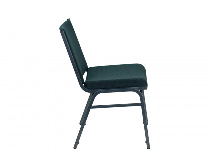 BLNK HERCULES Series Fabric Heavy Duty Stack Chair - Green Patterned