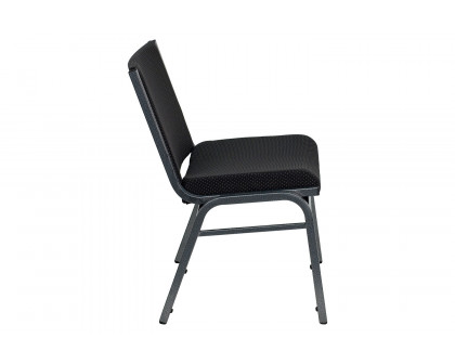 BLNK™ HERCULES Series Fabric Stack Chair - Black