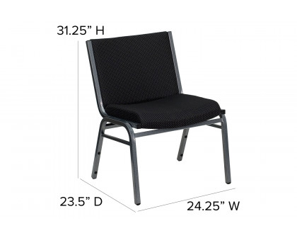 BLNK™ HERCULES Series Fabric Stack Chair - Black