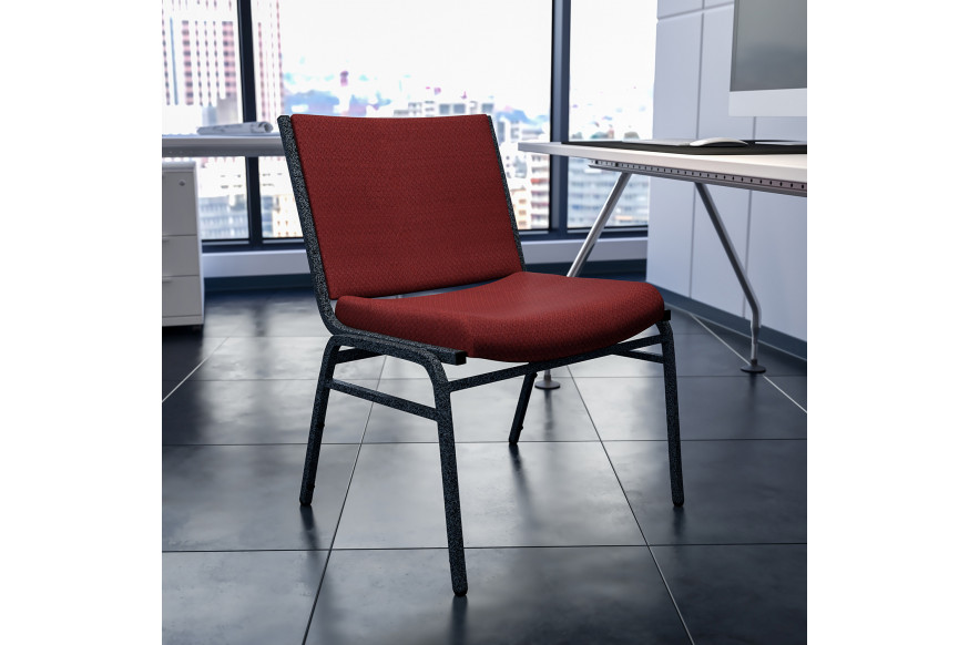 BLNK™ HERCULES Series Fabric Stack Chair - Burgundy