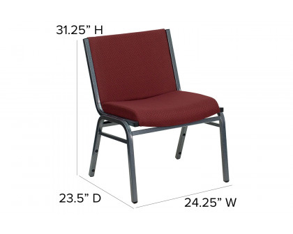 BLNK™ HERCULES Series Fabric Stack Chair - Burgundy