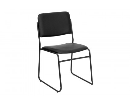 BLNK - HERCULES Series Vinyl High Density Stacking Chair with Sled Base