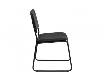 BLNK - HERCULES Series Vinyl High Density Stacking Chair with Sled Base