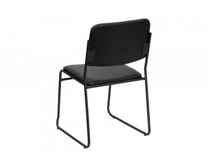 BLNK - HERCULES Series Vinyl High Density Stacking Chair with Sled Base