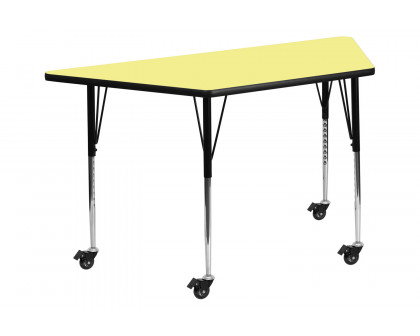 BLNK - Wren Mobile Trapezoid Thermal Laminate Activity Table