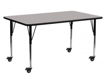 BLNK - Wren Mobile Rectangular HP Laminate Activity Table