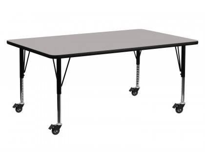 BLNK - Wren Mobile Rectangular HP Laminate Activity Table