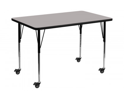 BLNK - Wren Mobile Rectangular HP Laminate Activity Table