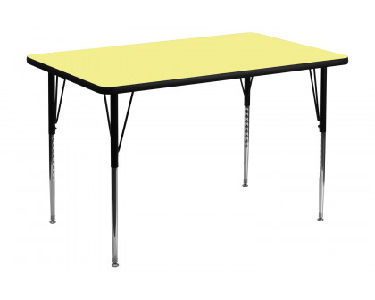 BLNK Wren Rectangular Thermal Laminate Activity Table