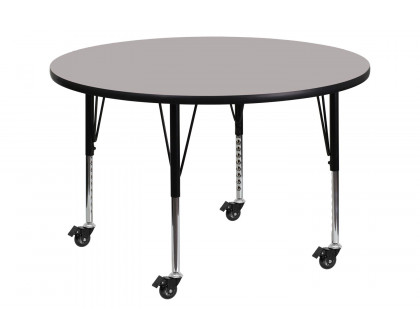 BLNK Wren Mobile Round HP Laminate Activity Table