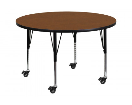 BLNK Wren Mobile Round HP Laminate Activity Table