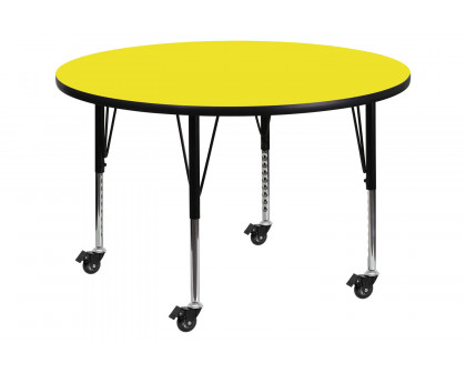 BLNK Wren Mobile Round HP Laminate Activity Table