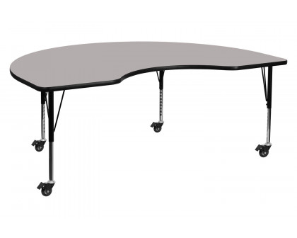 BLNK Wren Mobile Kidney HP Laminate Activity Table