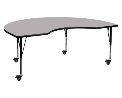 BLNK Wren Mobile Kidney Thermal Laminate Activity Table