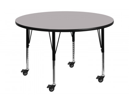 BLNK Wren Mobile Round Thermal Laminate Activity Table