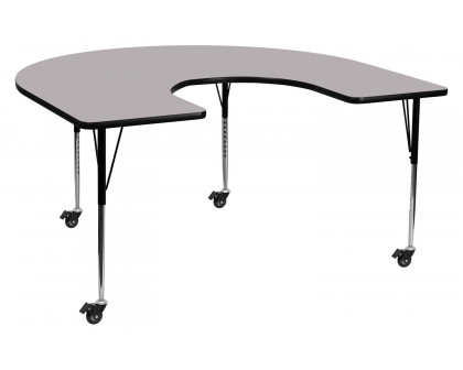 BLNK - Wren Mobile Horseshoe Thermal Laminate Activity Table