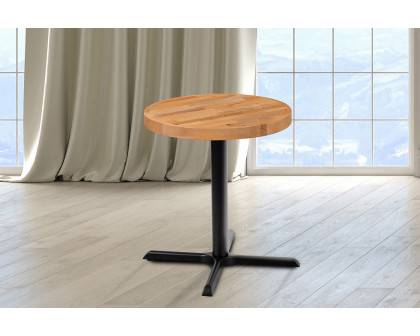 BLNK Mayfair Round Butcher Block Style Table Top