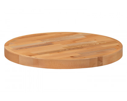 BLNK Mayfair Round Butcher Block Style Table Top - 24"D