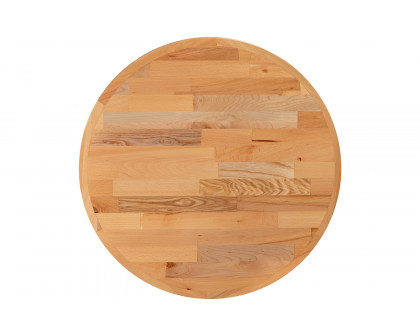 BLNK Mayfair Round Butcher Block Style Table Top - 24"D