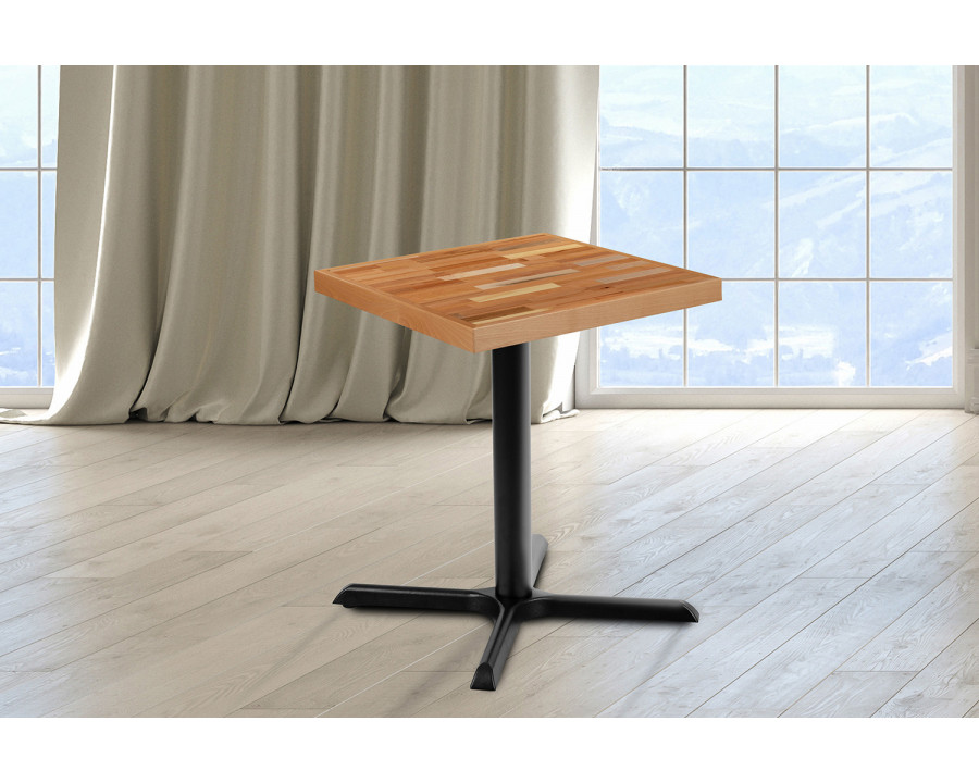 BLNK Mayfair Square Butcher Block Style Table Top - 24"W