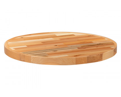 BLNK Mayfair Round Butcher Block Style Table Top