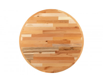 BLNK Mayfair Round Butcher Block Style Table Top - 30"D