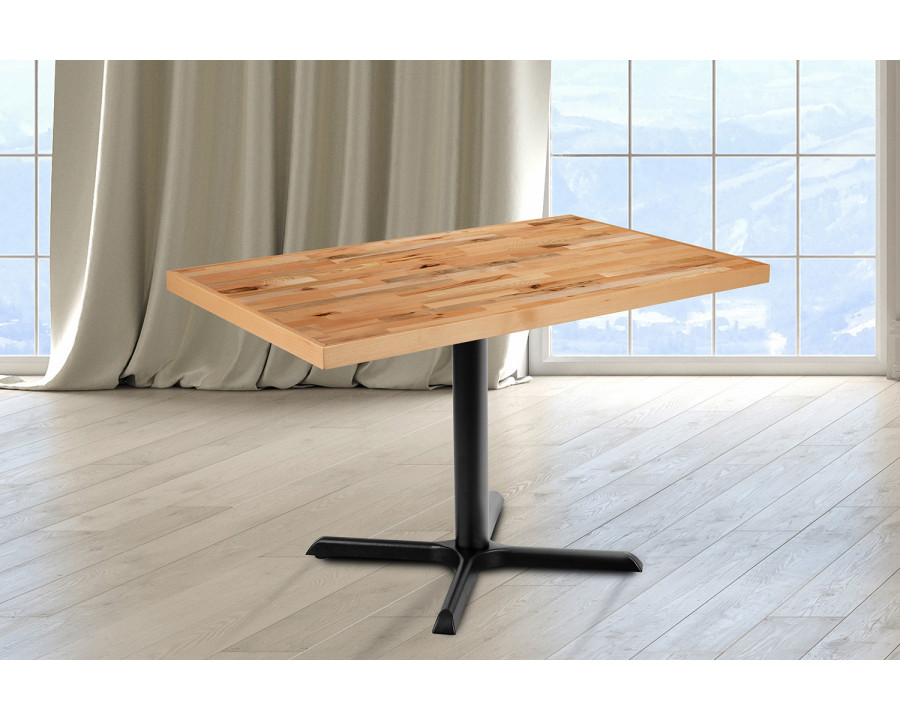 BLNK - Mayfair Rectangular Butcher Block Style Table Top