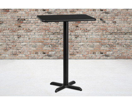 BLNK Rectangular Bar Height Table with 22'' x 22'' Base