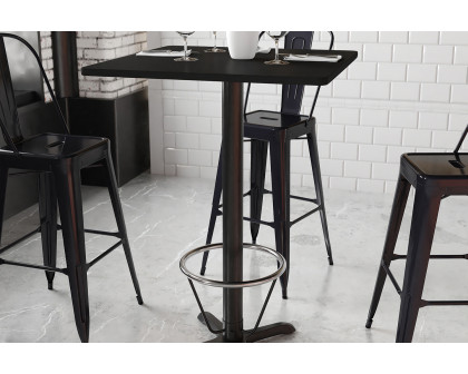 BLNK Square Bar Height Table with 22'' x 22'' Base