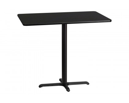 BLNK Rectangular Bar Height Table with 23.5'' x 29.5'' Base