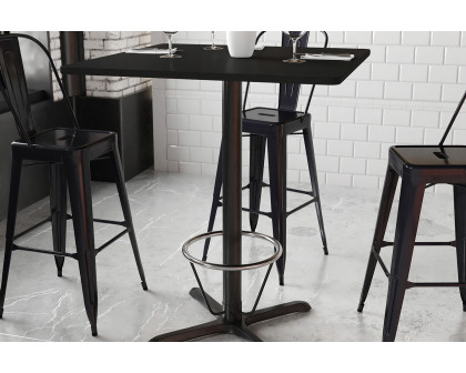 BLNK Square Bar Height Table with 30'' x 30'' Base