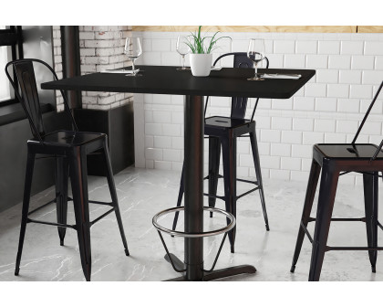 BLNK Square Bar Height Table with 33'' x 33'' Base