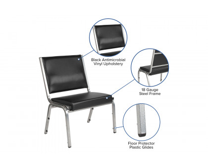 BLNK - HERCULES Series Vinyl Antimicrobial Bariatric Medical Reception Chair