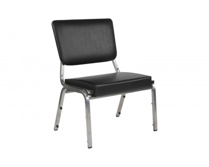 BLNK - HERCULES Series Vinyl Antimicrobial Bariatric Medical Reception Chair with 3/4 Panel Back